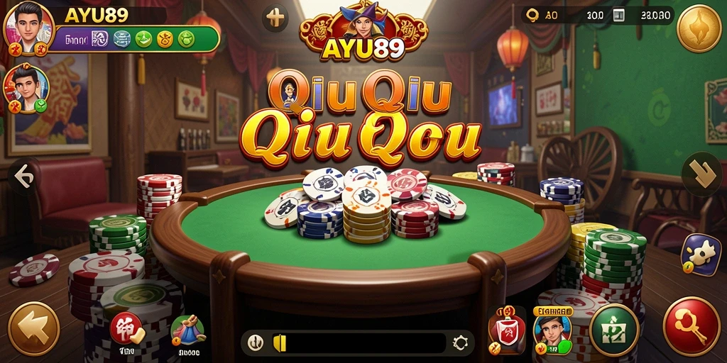 Tampilan gameplay QiuQiu yang seru dan menarik di AYU89.