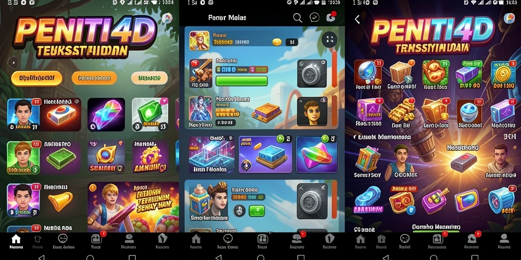 Screenshot PENITI4D menampilkan antarmuka aplikasinya yang intuitif dan menarik.