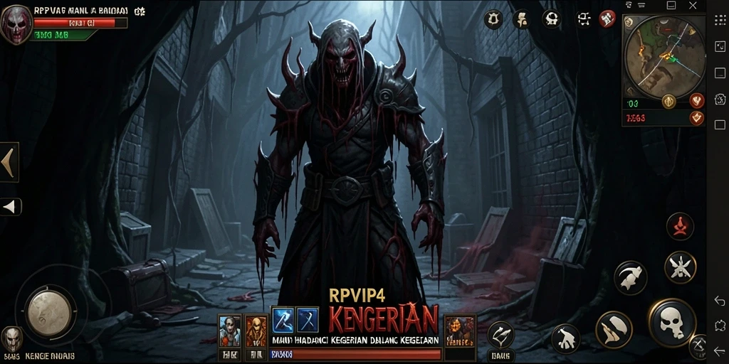Gameplay Horror yang menciptakan ketegangan dan kengerian mendalam.