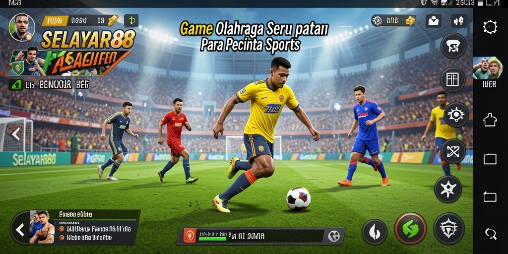 Screenshot gameplay SELAYAR88 yang menampilkan aksi menarik dalam olahraga.