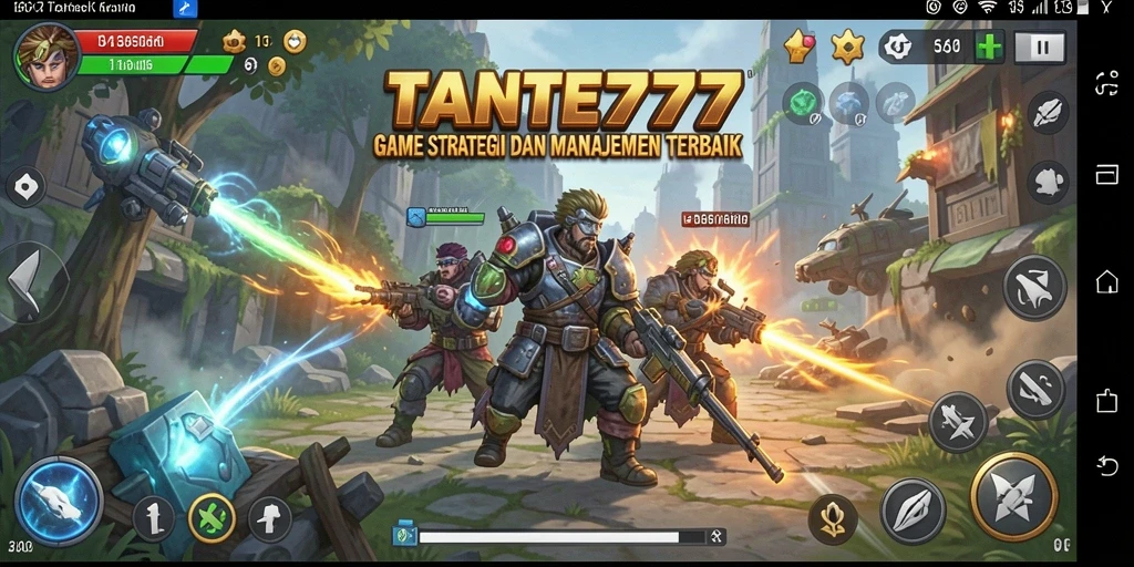 Tampilan gameplay mendebarkan TANTE777 dengan strategi mendalam.