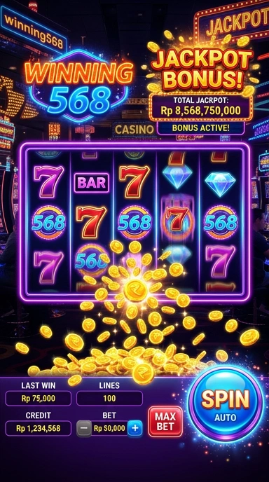 Screenshot fitur pencarian cepat pada aplikasi winning568.