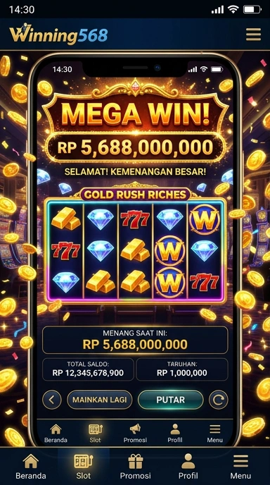 Proses unduh yang sederhana dari winning568 untuk aplikasi Android.